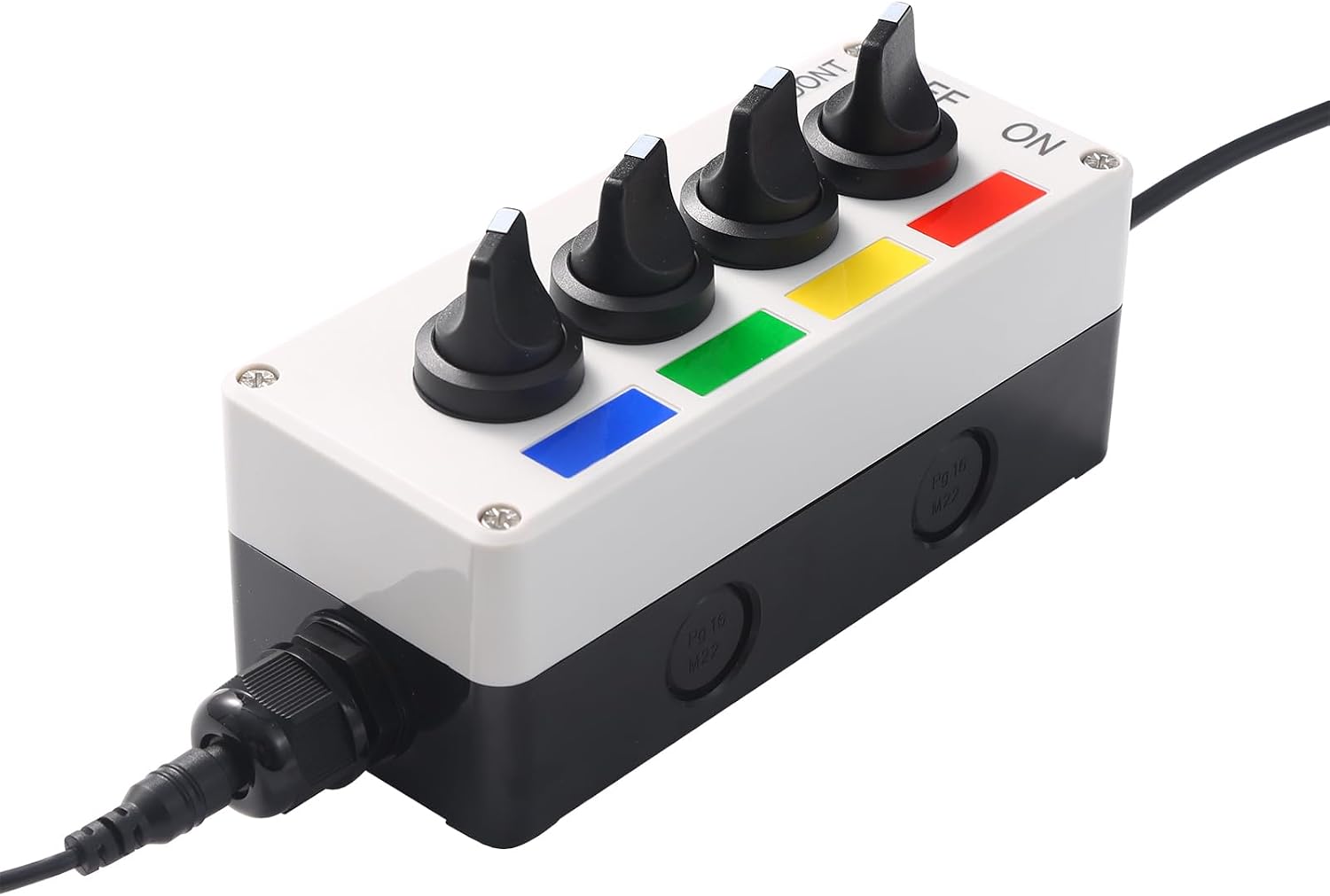 ABB Switch. Mean Well 120V-24V Power Adapter & 16ft Extension Cable for Factory Manufacturing