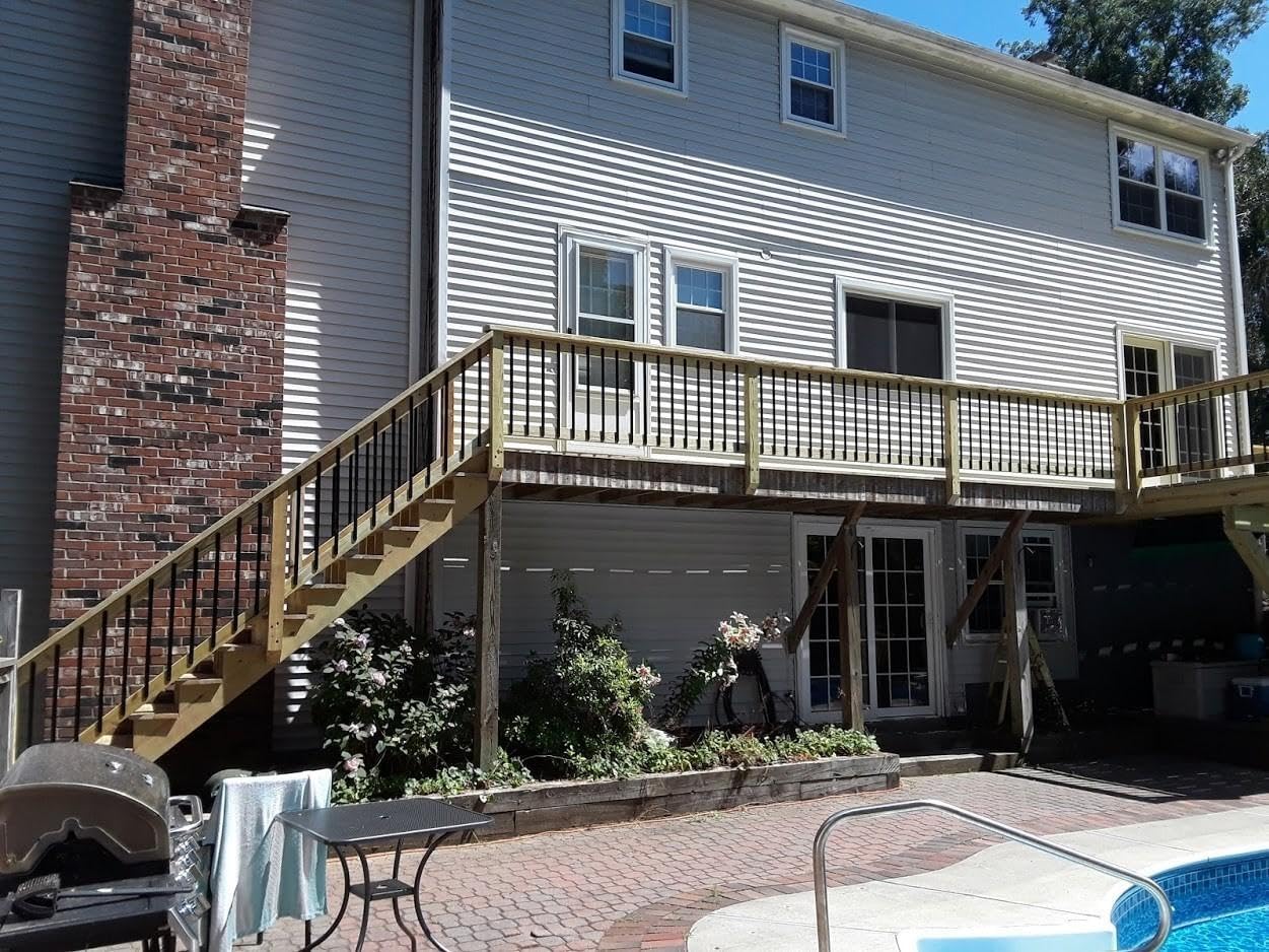 HZIU 60 Pack 29.5 Deck Balusters .Rectangular Stainless Steel Railing Kit | Rustproof Side Mount Spindles Railings with End Caps & Screws–Modern Porch Balusters for Patio. Balcony&Outdoor Staircases - Amazon.com