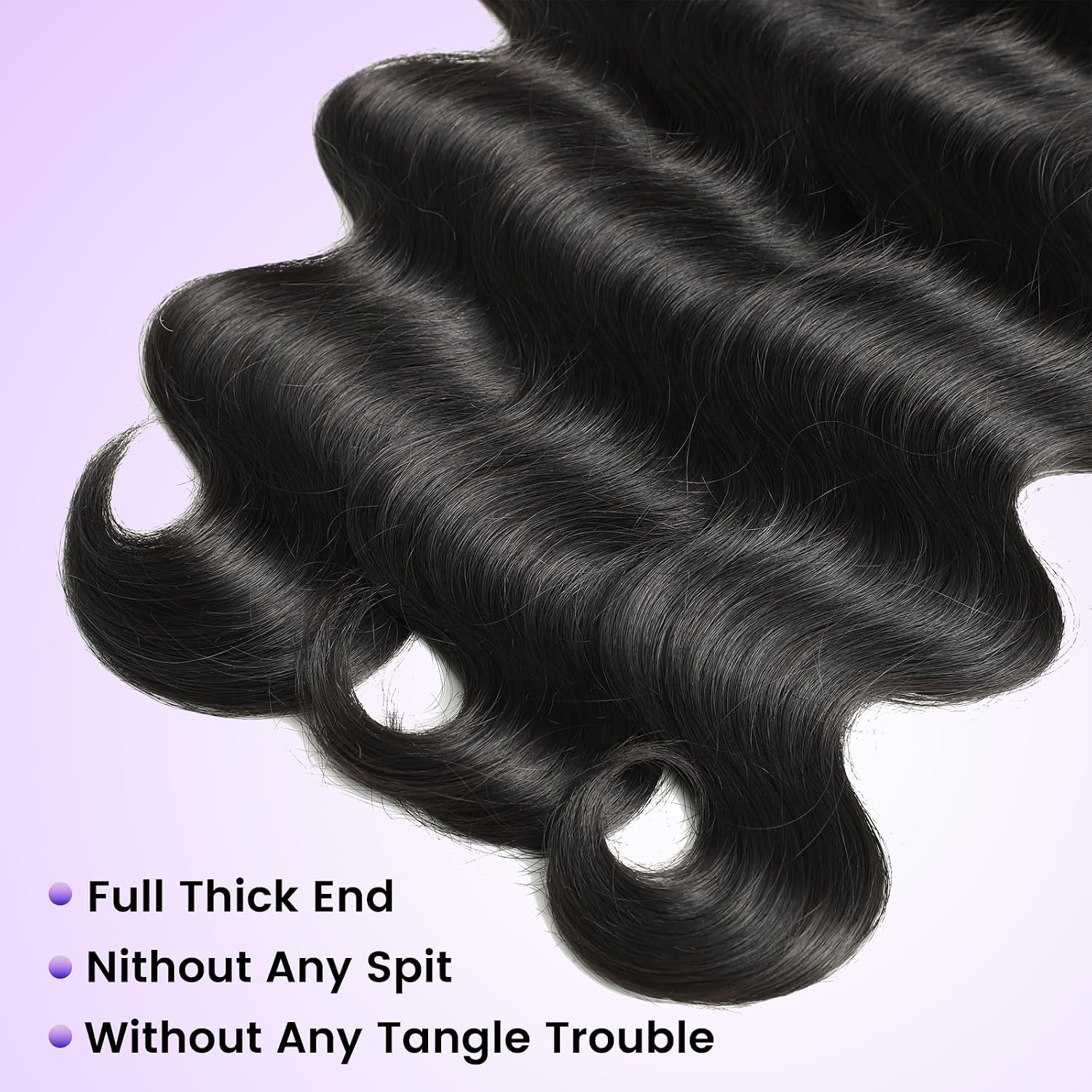 12A Body Wave Human Hair Bundles 20 22 24 26 Inch 4 Bundles Natural Black | 12A Body Wave Human Hair Bundles.Quick Weave Hair Extensions.Very Soft And Healty Hair.Can be Curled & Restyled.