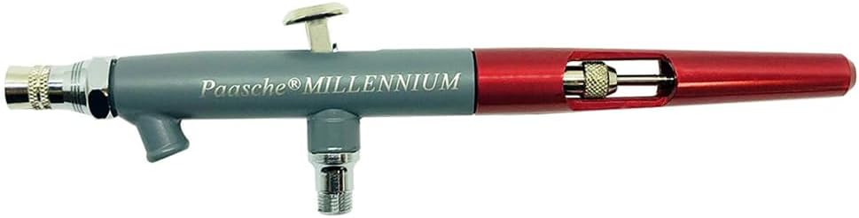 Paasche- MIL Double Action Siphon Feed Airbrush Kit. A Precise and Versatile Airbrush for Spraying Water or Solvent-Based Mediums. Textile Designing. Model Painting. Fine Art. and More