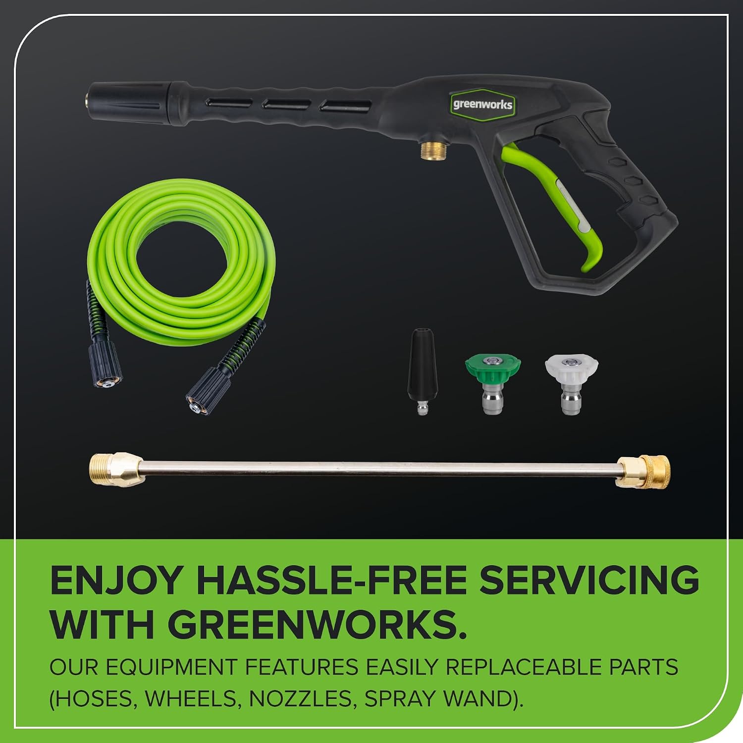 Greenworks 2100 PSI (1.2 GPM) Electric Pressure Washer