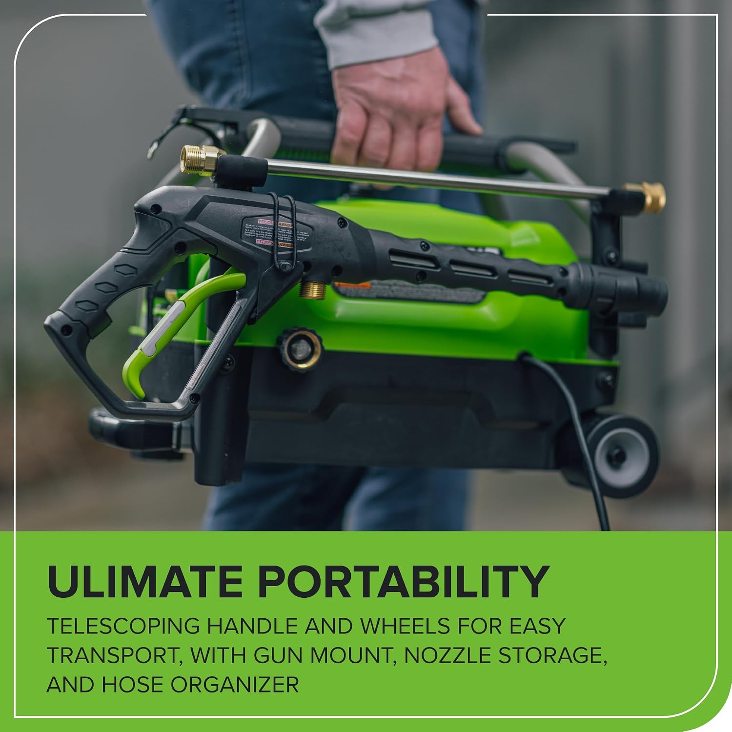Greenworks 2100 PSI (1.2 GPM) Electric Pressure Washer