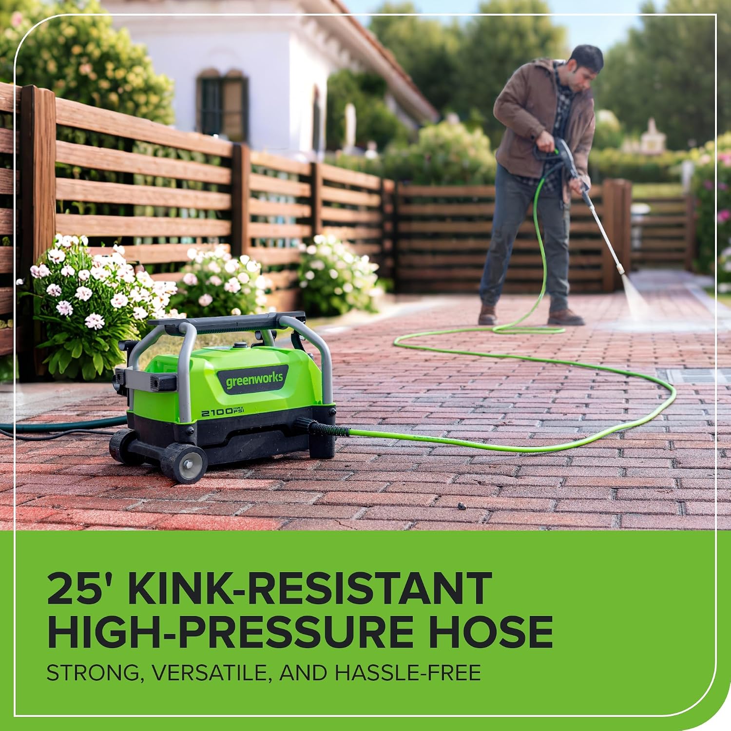 Greenworks 2100 PSI (1.2 GPM) Electric Pressure Washer
