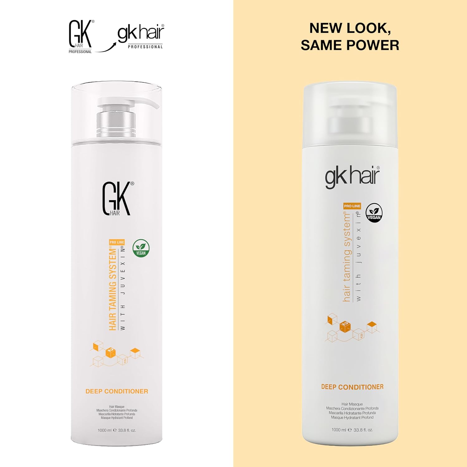 GK HAIR Deep Conditioner Hair Masque 33.8 Oz – Salon Size Deep Conditioning Hair Mask for Dry Damaged Hair. Hydrating Repair Treatment with Jojoba Oil. Anti Frizz & Strengthening Care