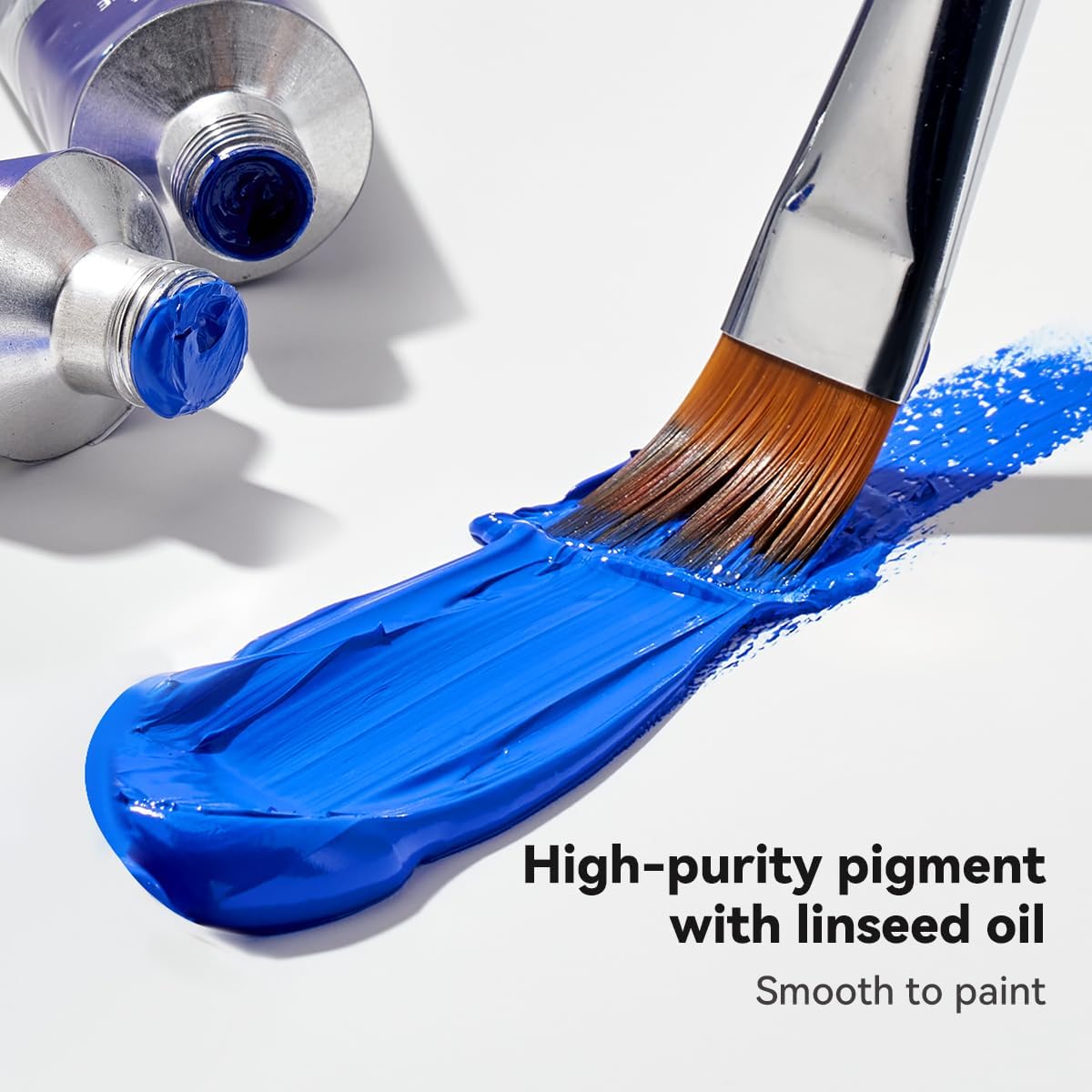 Paul Rubens Oil Paint. 10 Basic Colors*170 ml Large Professional Tubes | Oil Based Paint with High Saturation. Creamy Texture. and Consistency.Art Supplies for Artists. Students. Beginners