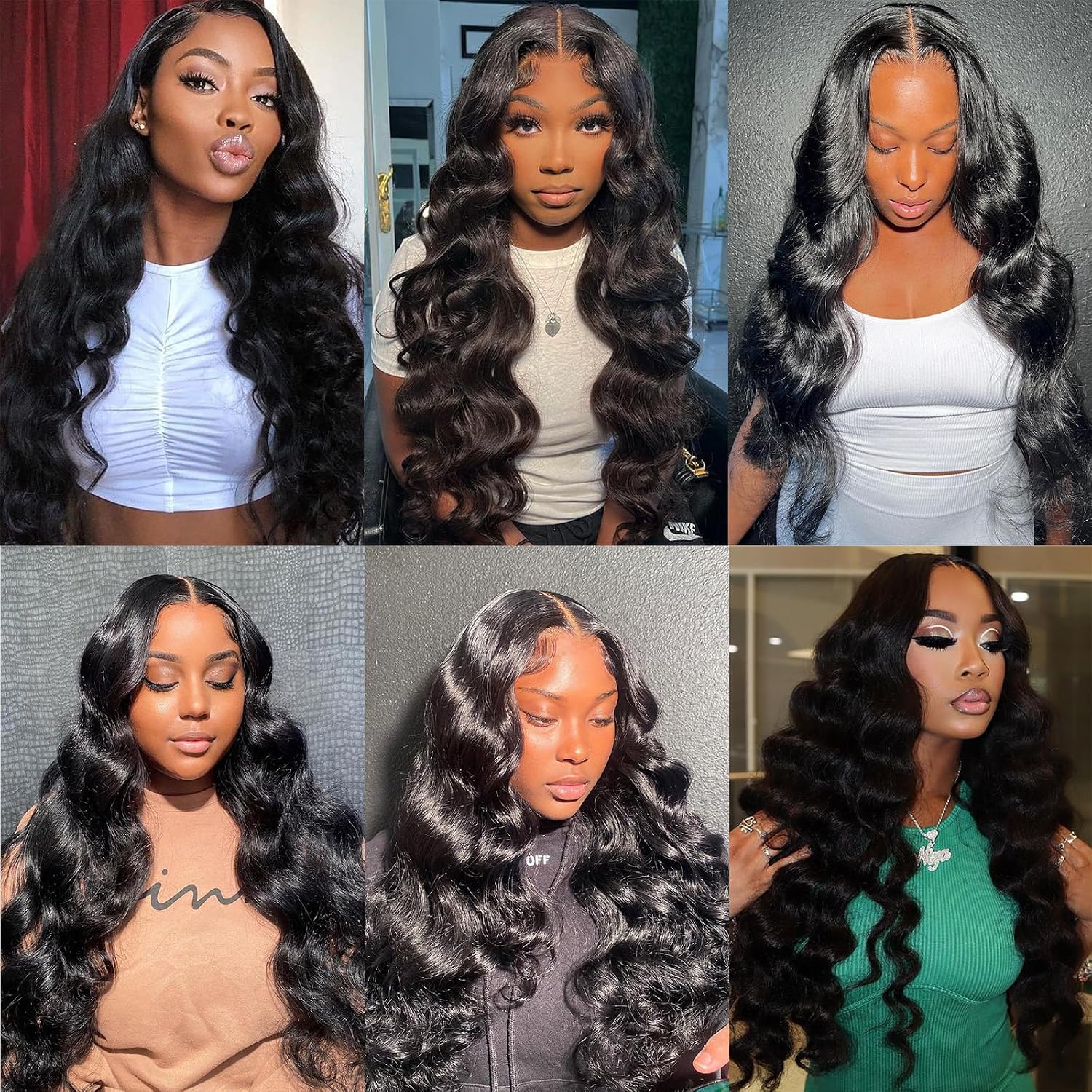 14A Brazilian Body Wave Bundles Human Hair 22 22 22 Inch 100% Real Raw Virgin Human Hair Bundles Body Wave 3 Bundles Human Hair Extension Natural Color(22 22 22)