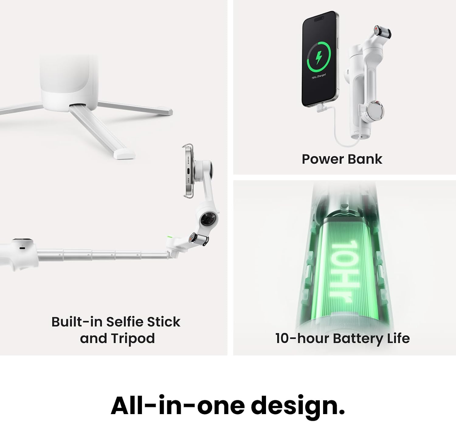 Insta360 Flow 2 Pro Phone Gimbal Stabilizer for iPhone & Android. AI Phone Gimbal. Phone Stabilizer for Travel & Vlogs. Phone Stabilizer for Videos. YouTube. TikTok - Ultimate Creator Bundle Grey