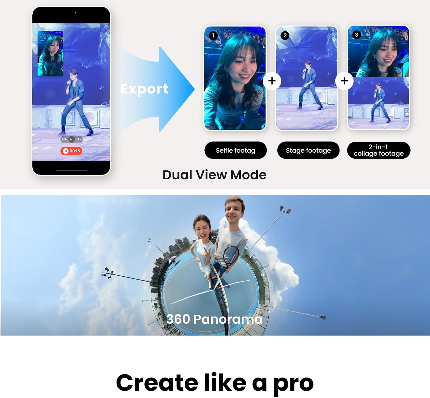 Insta360 Flow 2 Pro Phone Gimbal Stabilizer for iPhone & Android. AI Phone Gimbal. Phone Stabilizer for Travel & Vlogs. Phone Stabilizer for Videos. YouTube. TikTok - Ultimate Creator Bundle Grey