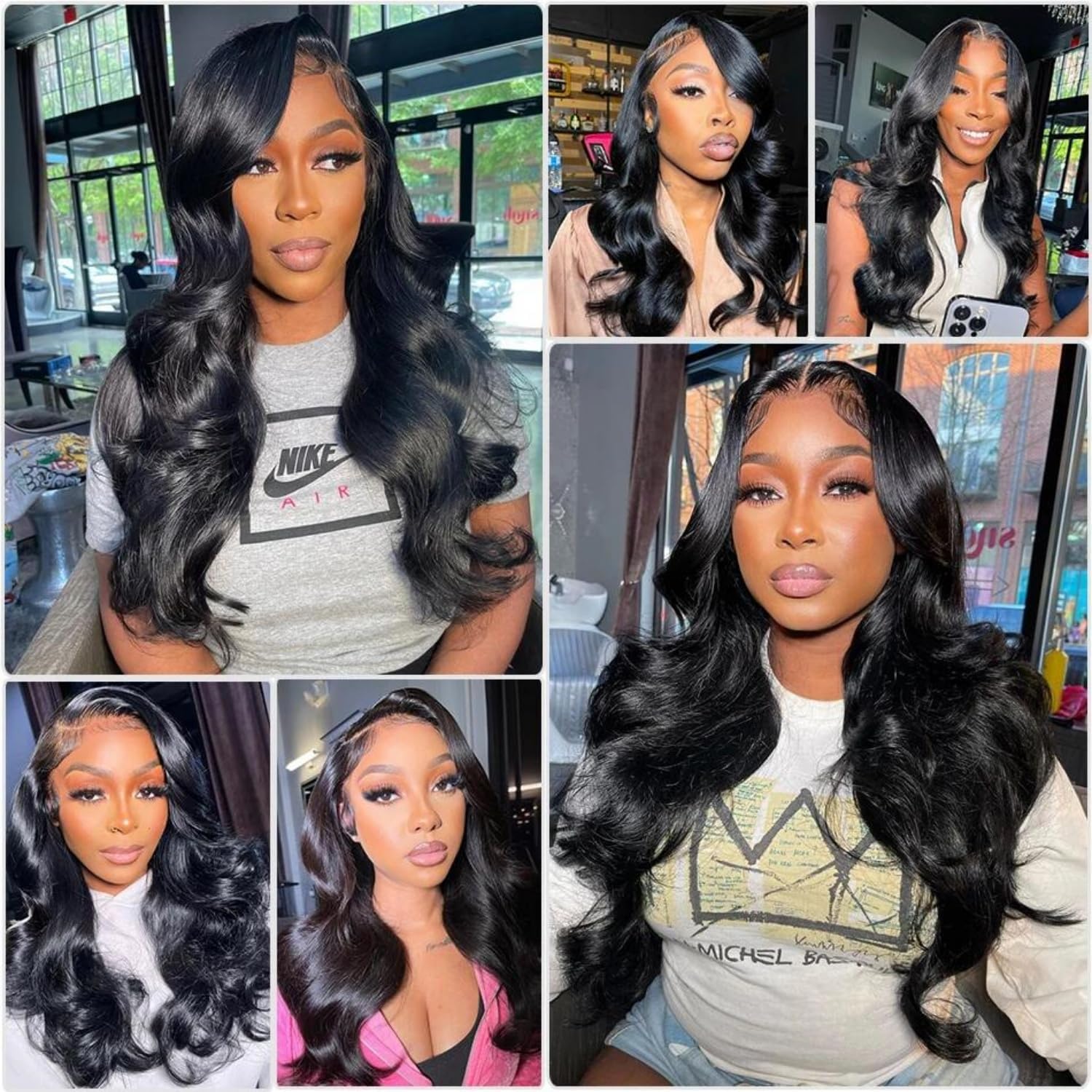 12A Human Hair 16 18 20 22 Inch 4 Bundles Body Wave Bundles Human Hair Unprocessed Brazilian Virgin Double Weft Natural Black
