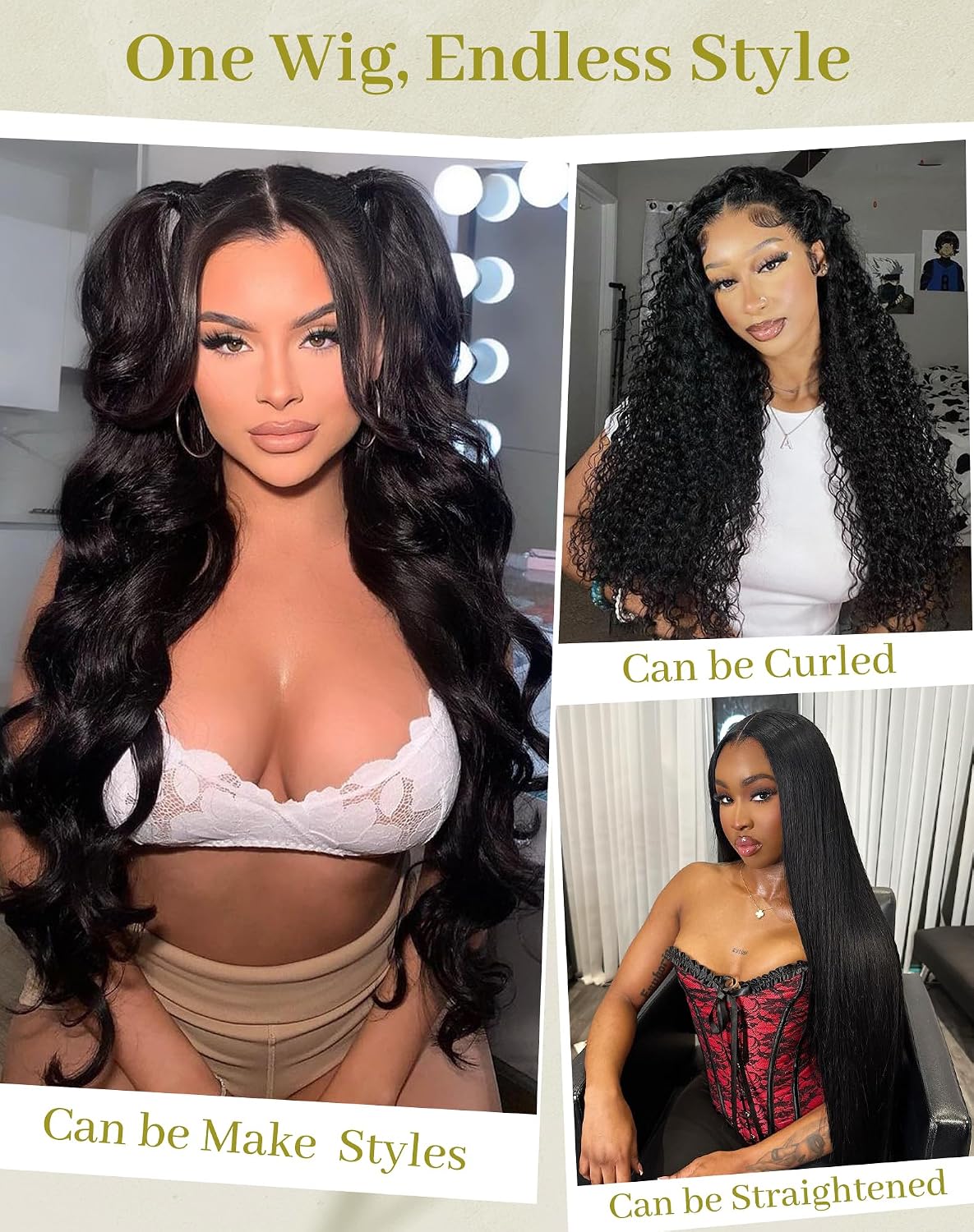 MsBertha 26 Inch Body Wave Human Hair Wig 13x6 Lace Front Wigs Human Hair Pre Plucked 200 Density HD Lace Frontal Wigs With Baby Hair Glueless Wigs Silky Smooth Tangle-free for Women Daily