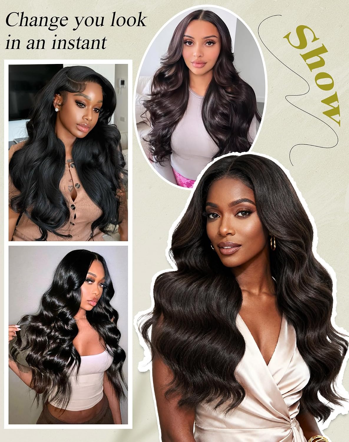 MsBertha 26 Inch Body Wave Human Hair Wig 13x6 Lace Front Wigs Human Hair Pre Plucked 200 Density HD Lace Frontal Wigs With Baby Hair Glueless Wigs Silky Smooth Tangle-free for Women Daily