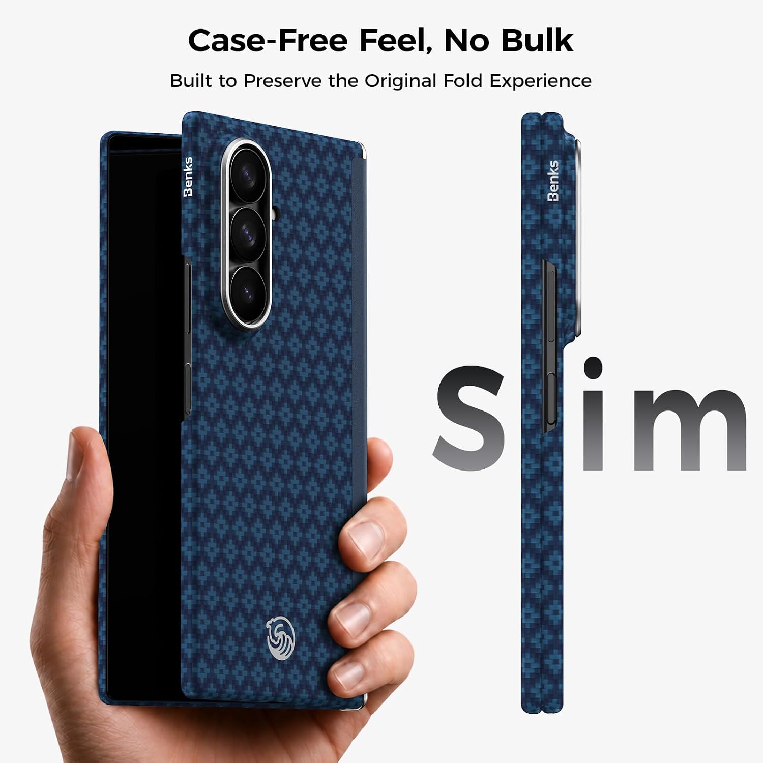 BENKS for Samsung Galaxy Z Fold 8 Ultra Case with Screen Protector. MagSafe Compatible Kevlar Case with Hinge Protection. Magnetic 3-in-1 Slim Protection Set. ArmorGrid Air Grand Combo