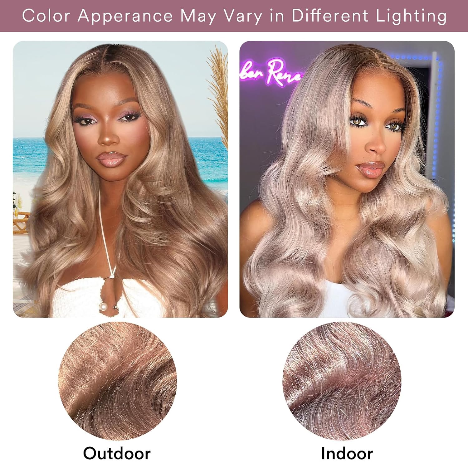 SIYUSI Ash Blonde Wig Human Hair Brown Roots Ombre Blonde 13x6 HD Lace Front Wig Body Wave Pre Plucked Natural Hairline for Black Women 26 Inch