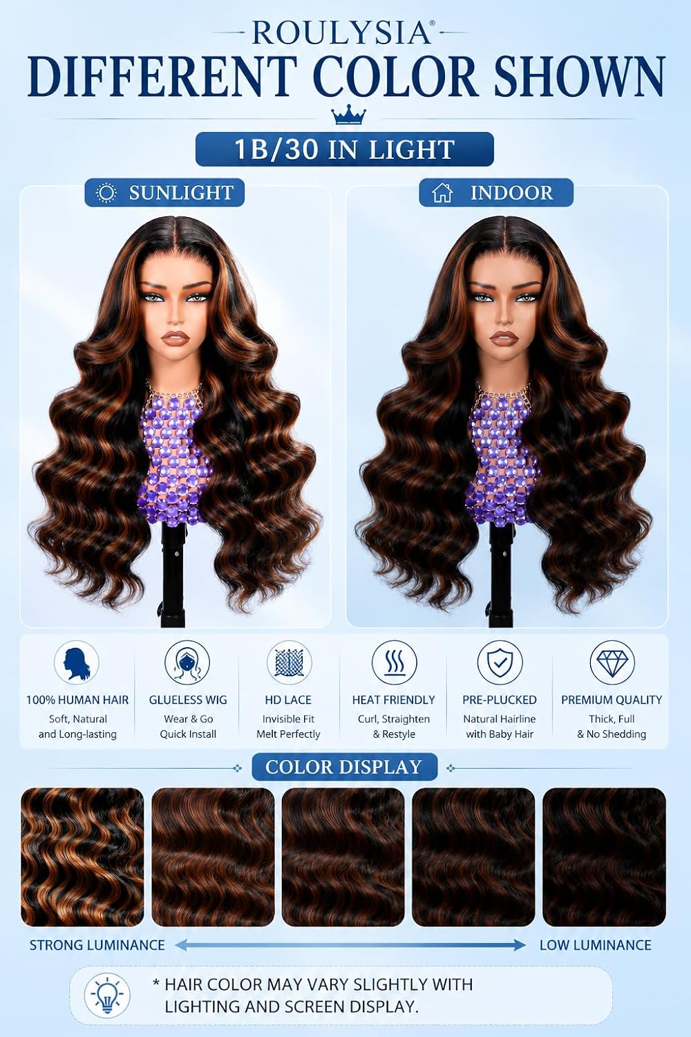 26 inch 7x6 Glueless Wigs Human Hair Pre Plucked Pre Cut 1B/30 Body Wave | Ombre Lace Front Wig Human Hair 180% density.pre-plucked & pre-cut. Glueless Wear & Go. Adjustable drawstring. Silky & soft