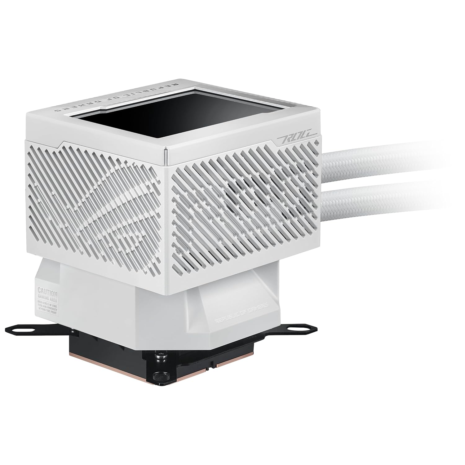 ASUS ROG Ryujin III 240 ARGB WHT All-in-one Liquid CPU Cooler with 240mm Radiator. Asetek 8th gen Pump. 2X Magnetic 120mm ARGB Fans (Daisy Chain Design). 3.5 LCD Display..White. 6 Year Warranty