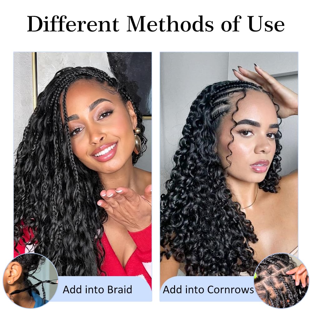 Crochet Human Hair 24 Inch 125g Burmese Curly Feather Human Hair Crochet