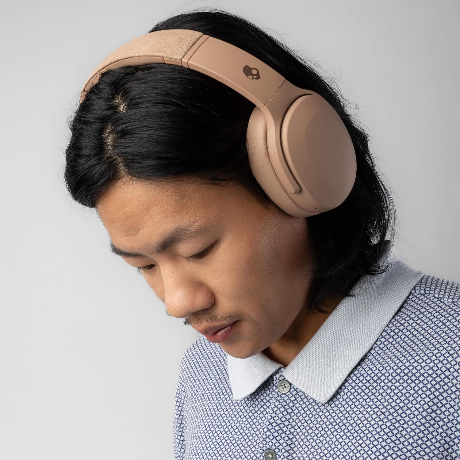 Skullcandy Crusher Evo Wireless Multi-Sensory Bass Headphones - Primer | Bluetooth. Noise Isolating Over-Ear Fit. 40 Hours Battery. Microphone. Working Out. Gym. Travel. Studying. Music