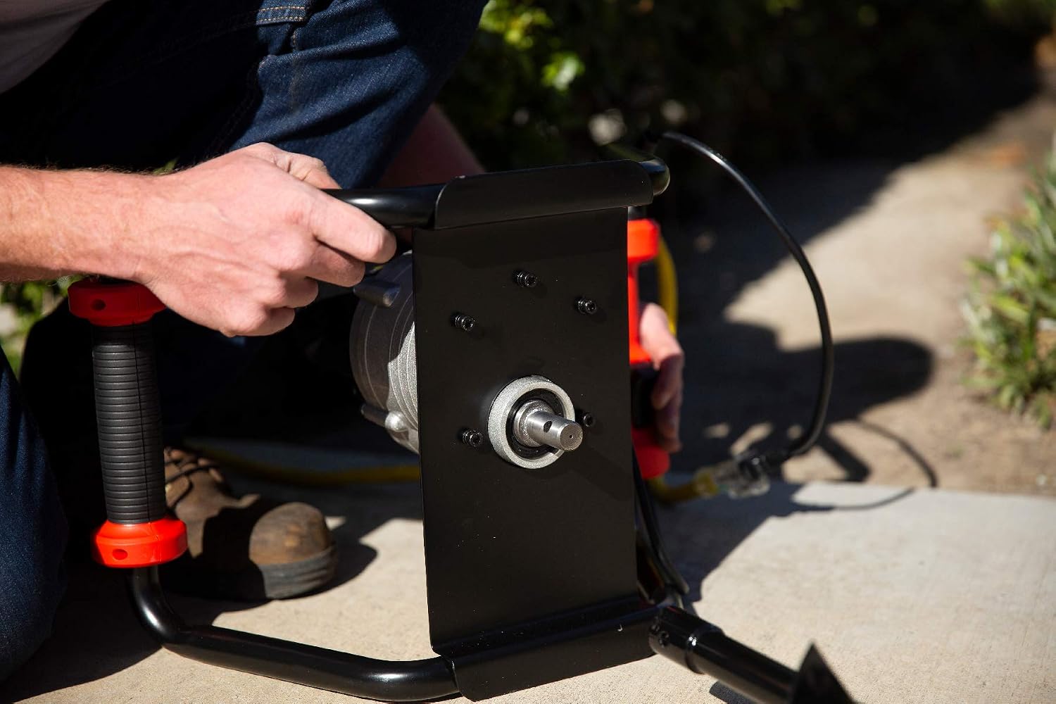 XtremepowerUS 1500W Electric Post Hole Digger Earth Auger Dig Hole Fence Post Hole Digging. Tree Planting with 6 Digging Auger Bit Set. 3/4 Shaft