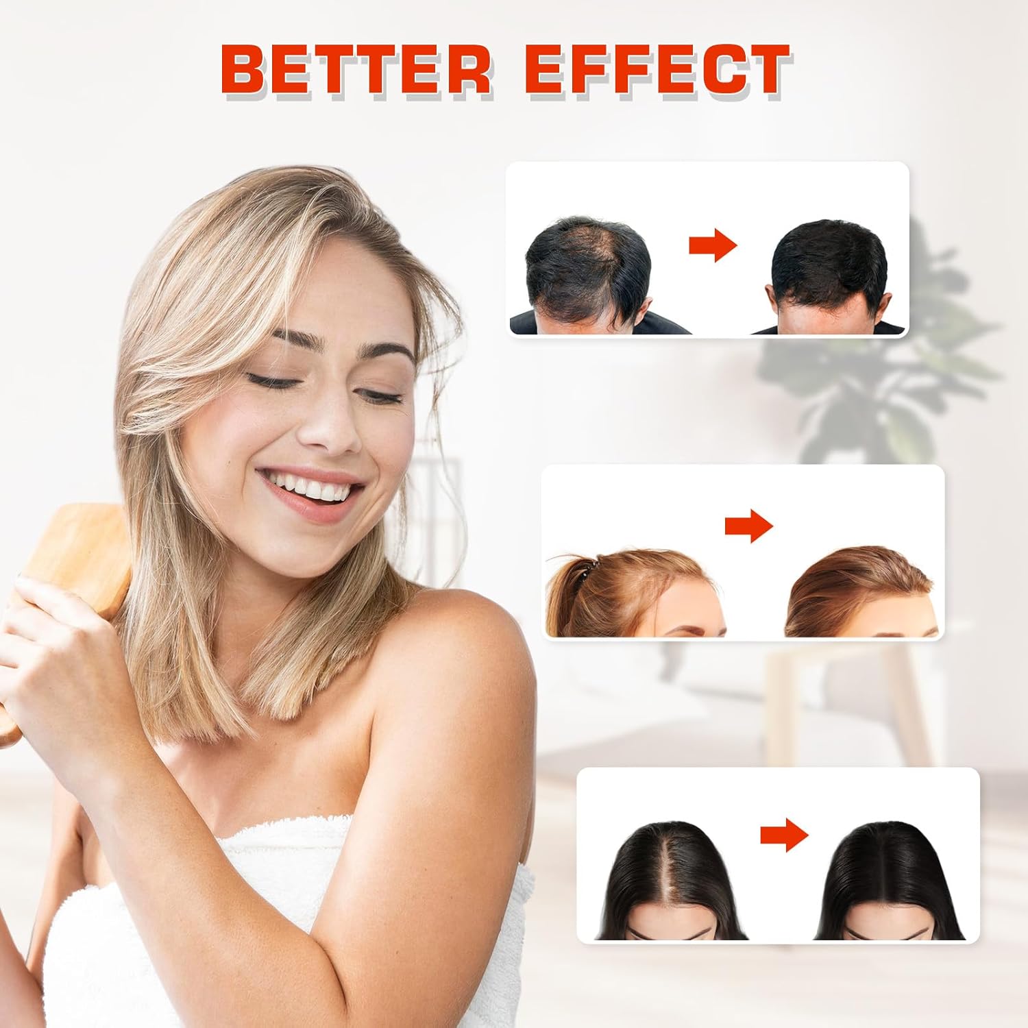 Laser Hair Growth Cap .Red Light theray Hat for Hair. Black Cap