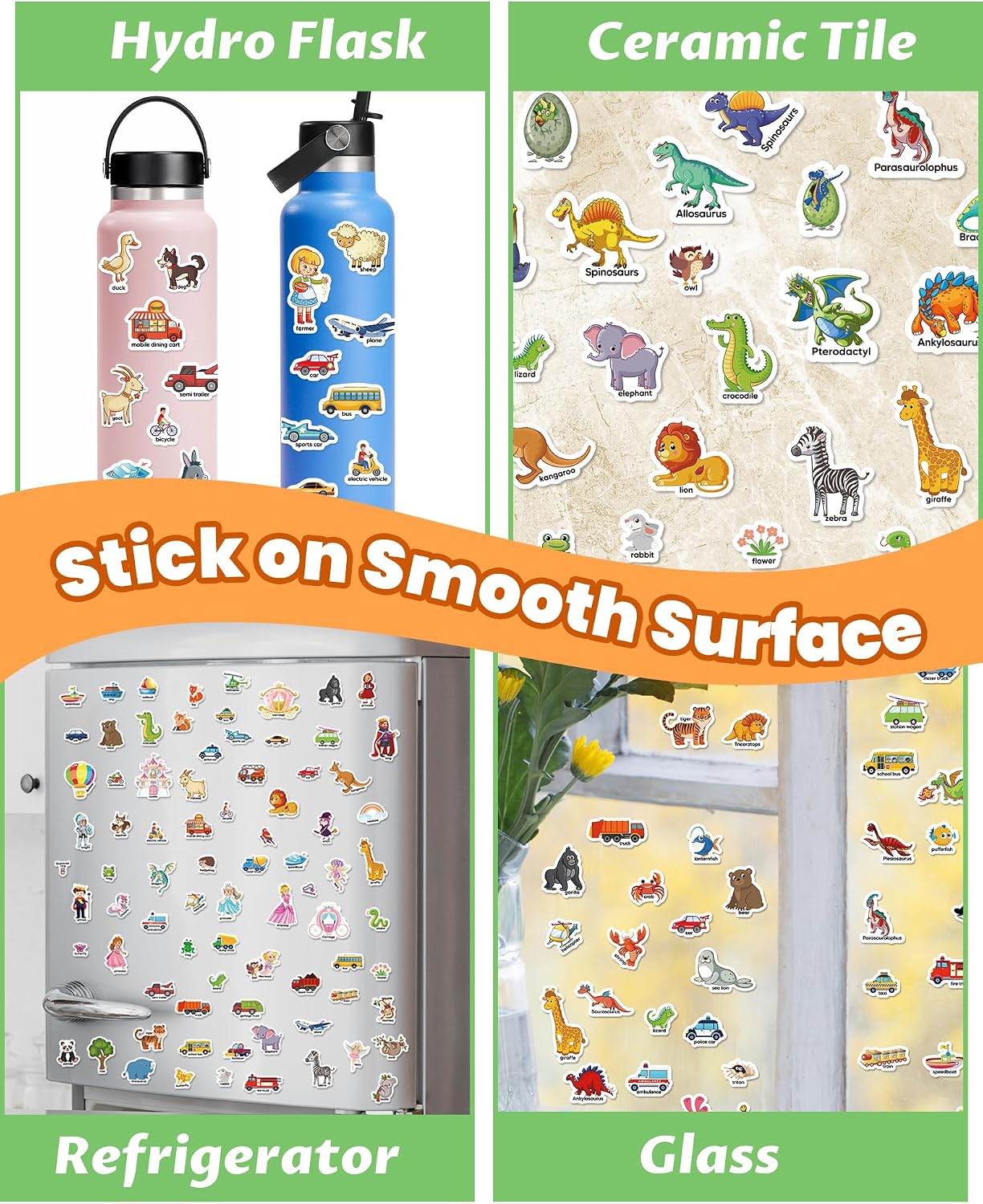Walenced Reusable Sticker Book for Toddlers. Stickers for Kids. Travel Toys | Toddler Toys. Birthday Gifts for Boys Girls. Airplane Travel & Road Trip Essentials Kids. Toddler Activity Crafts. Mess-Free
