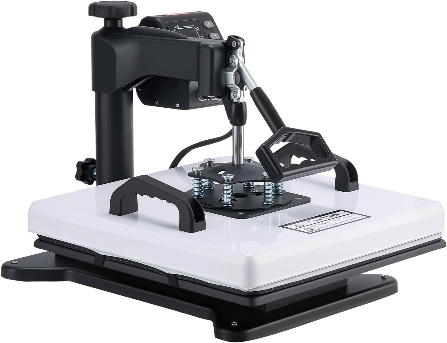 VEVOR Heat Press Machine. 15 x 15 in. 2-in-1 Multifunction. 360° Swing Away. 1200W Double Tube Fast and Even Heating. Digital Precise Control. Sublimation Press Machine for T-Shirts. Hats. Caps | Multifunction Transfer Machine Sublimation for Caps Mugs Plates Aluminum Pots 360° Swing Away PTFE Insulation Coating 1200 W