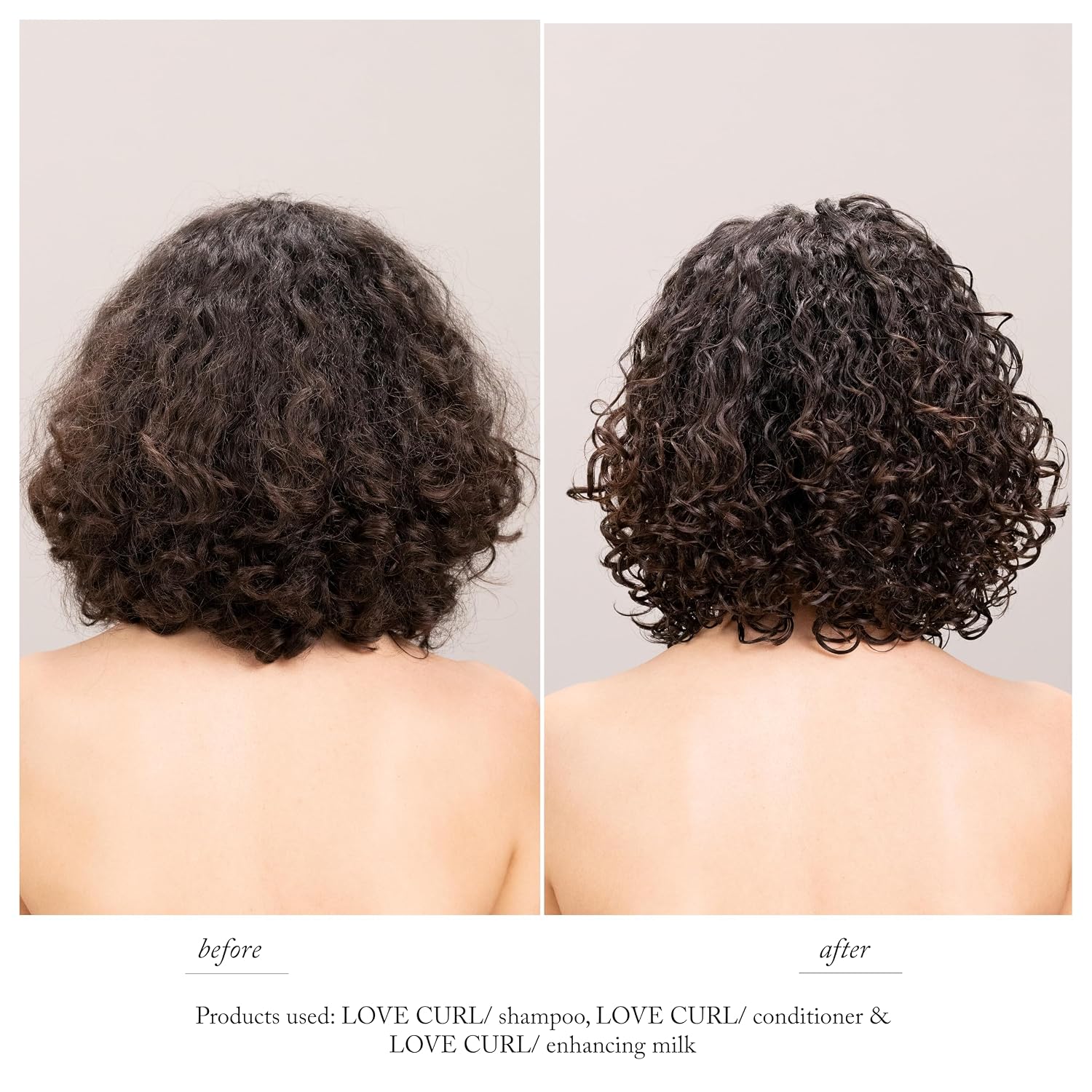 Davines Bundle of LOVE CURL/Shampoo. 8.5 fl oz. + LOVE/Shampoo Refill | Curl-enhancing taming shampoo refill for wavy and curly hair.