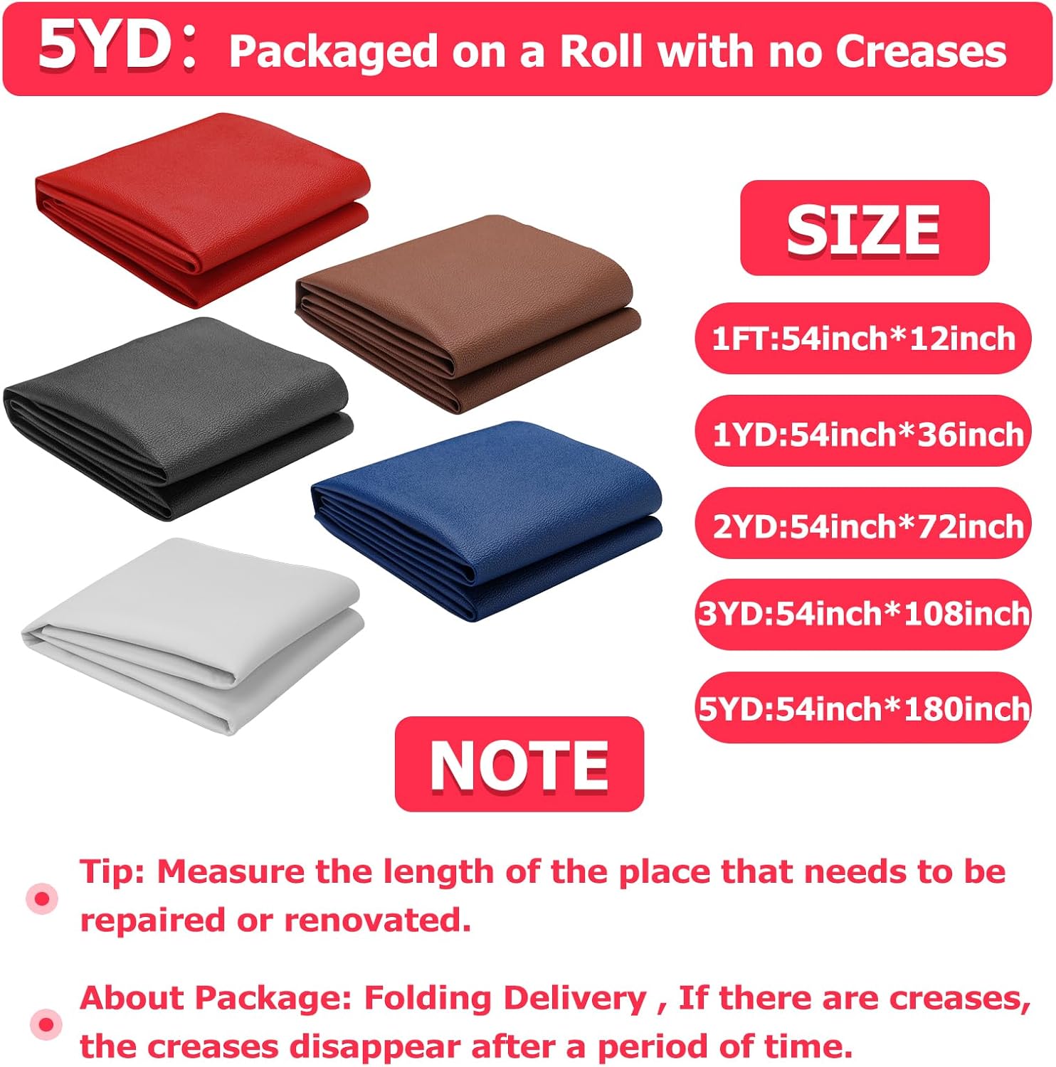 K-Musculo Vinyl Fabric. Marine Faux Leather Upholstery. for Upholstery Crafts. DIY Sewings. Sofa. Handbag. Earrings. Packed in Rolls.No creases (Black 54'' X 180'' inch 5Yd)