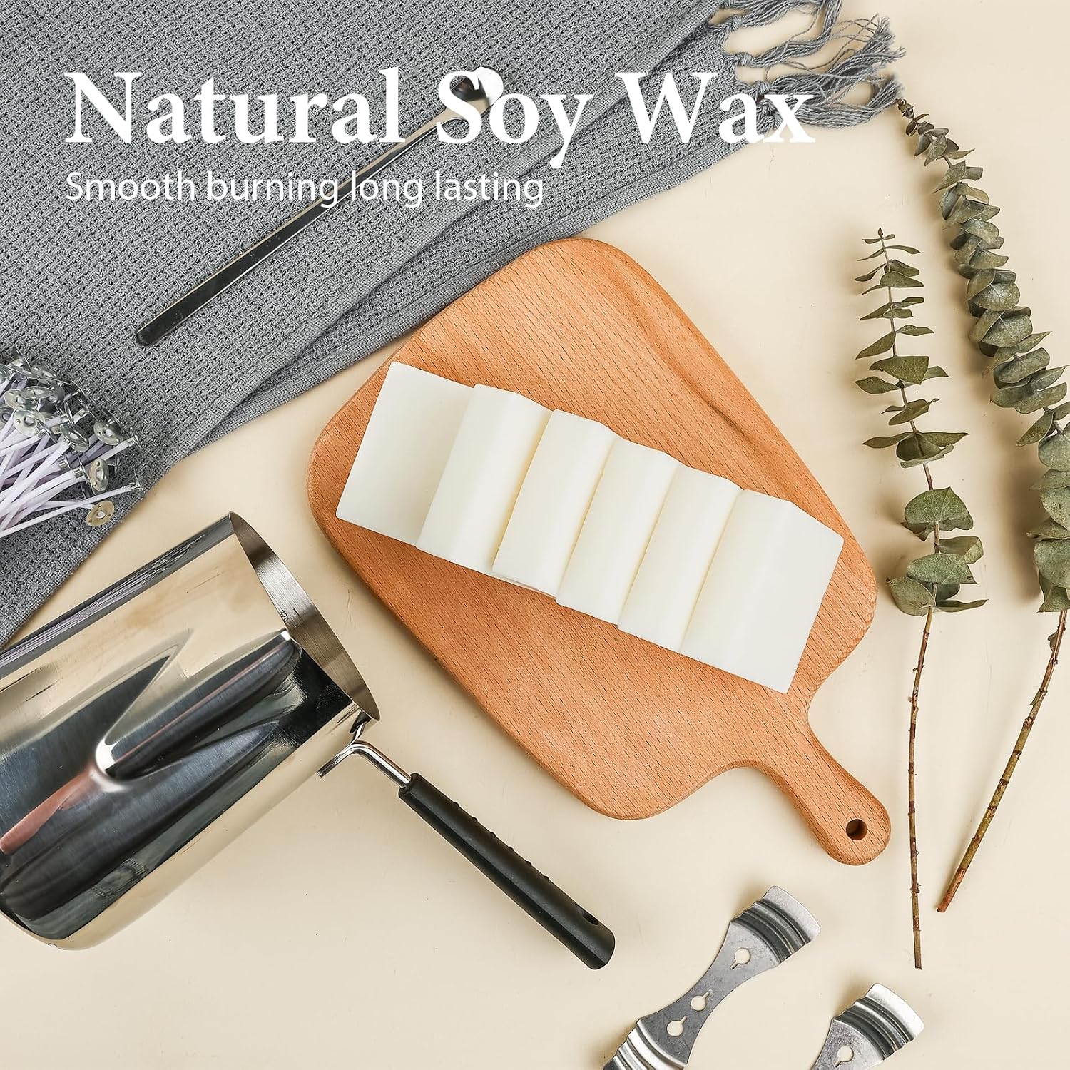 SAEUYVBCandle Making Kit.Candle Making Kit with Wax Melter. Complete Candle Making Kit for Adults Beginners. Candle Making Supplies. DIY Arts & Crafts Kits Perfect as Home Decorations