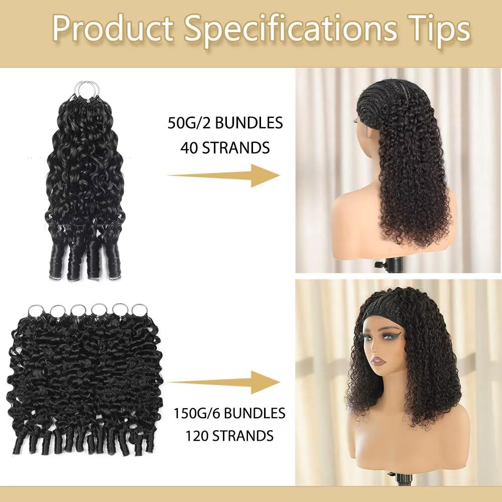 Burmese Curly Ombre Crochet Human Hair for Black Women 22 Inch 1B/30# | 150g Human Hair Crochet Bundles Lightweight Knotless Crochet Hair Human Hair Feather Crochet Hair Extensions Kit