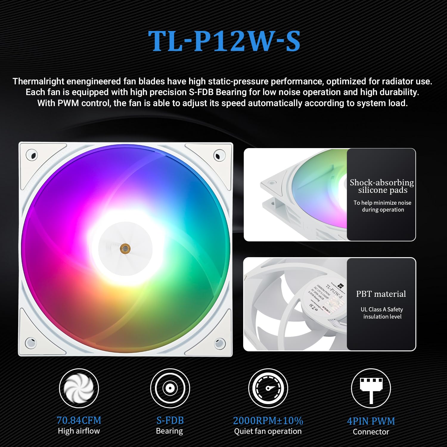 Thermalright FW360 Ultra ARGB White CPU AIO Cooler.PC 360 Specification Water Cooler System.IPS LCD Screen with 480x480 Resolution.for AM5.Intel LGA1700/1851.High Performance Pump.2.88in LCD Screen