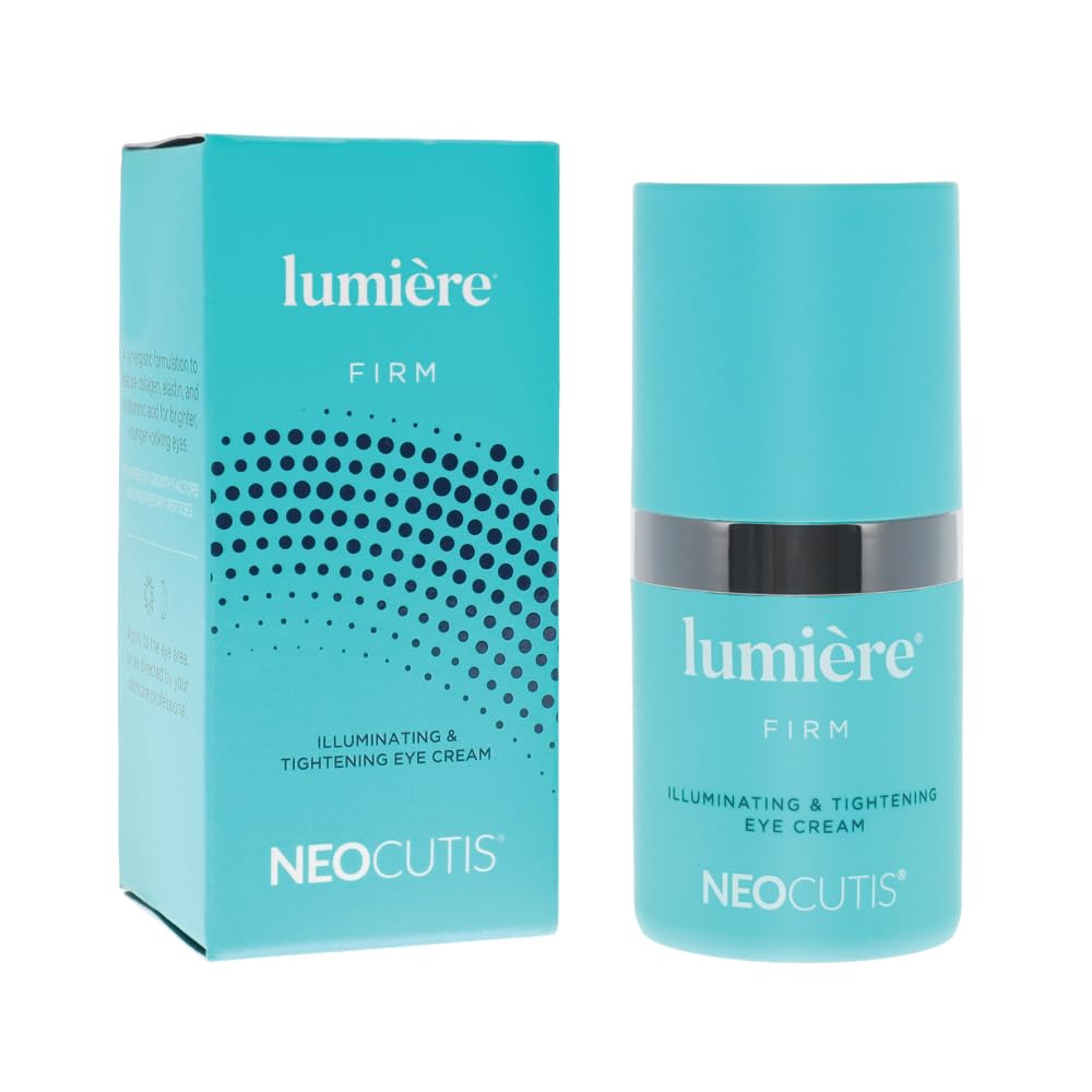 NEOCUTIS Lumiere Firm - Illuminating and Tightening. Anti-Aging Eye Cream - Brighten. Hydrate. and Soothe - for Dark Circles. Puffiness. and Wrinkle Prevention - Travel-Friendly - 15 ml / 0.5 fl oz