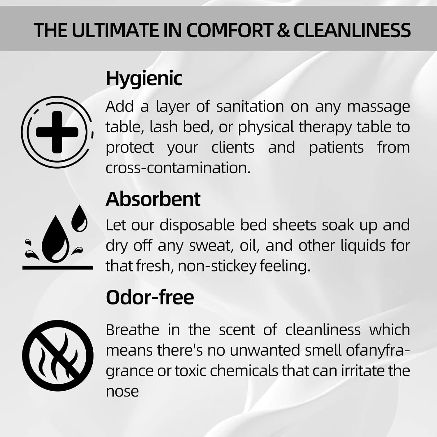 Jointown Disposable Massage Table Sheets-71 x 31.5 x 50 Sheets/Roll-30 g/㎡-6 Roll Non woven Bed Sheets with Face Hole -Soft and Durable Table Cove Ideal for Spa. Massage Table. Tattoo. Waxing Table
