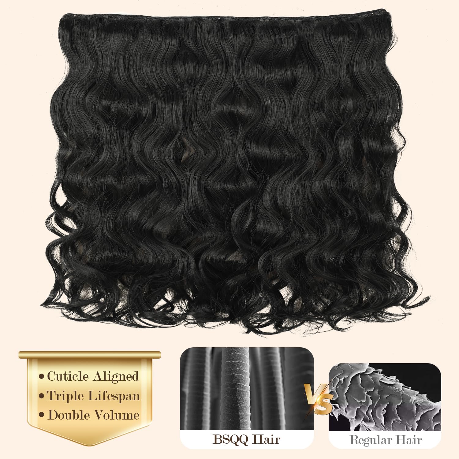 16A Body Wave Bundles Human Hair 100% Real Raw Human Hair Bundles Body Wave 22 22 24 24 Inch.No Tangle Shedding.Triple Lifespan Virgin Hair Extensions Thick Weave Reusable