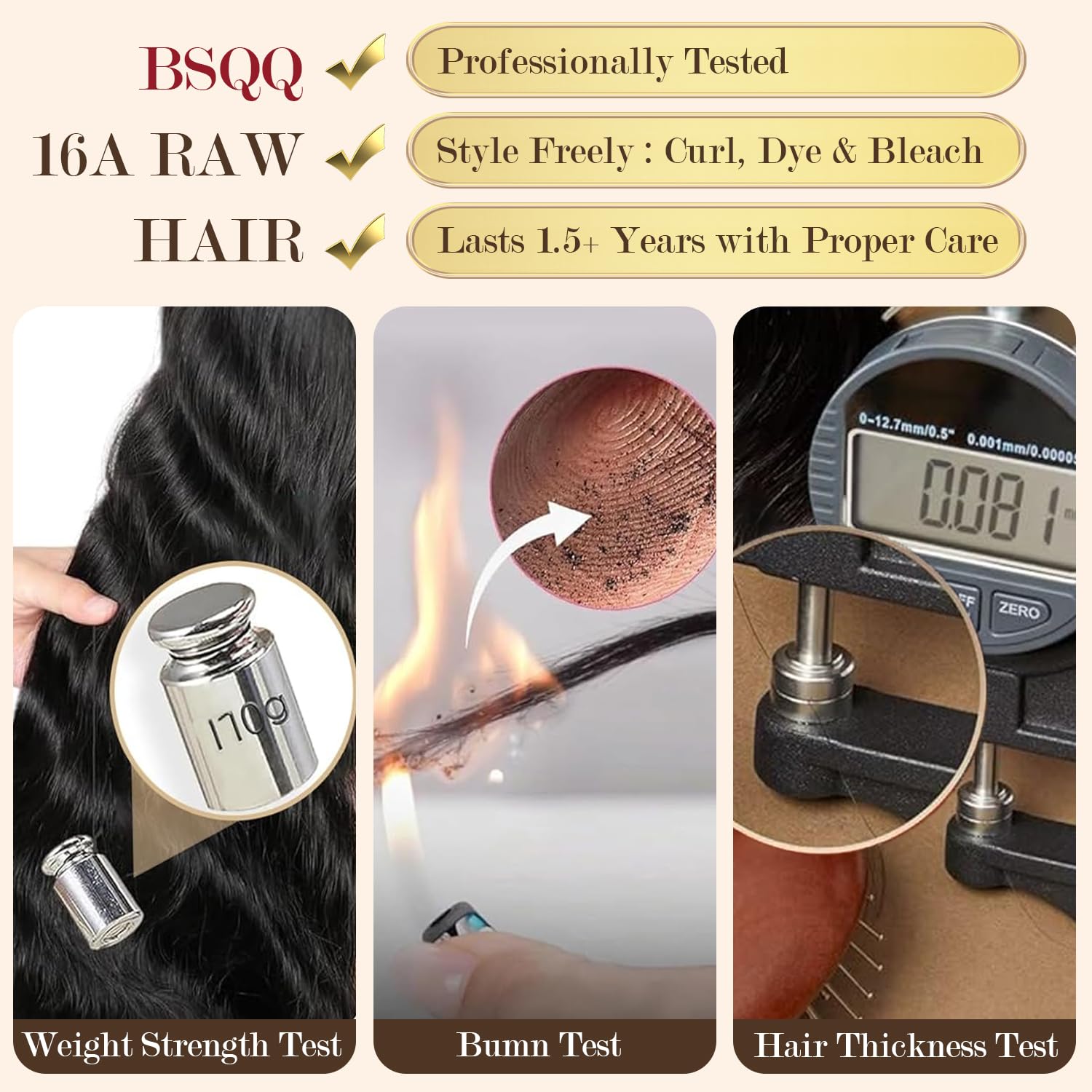 16A Body Wave Bundles Human Hair 100% Real Raw Human Hair Bundles Body Wave 22 22 24 24 Inch.No Tangle Shedding.Triple Lifespan Virgin Hair Extensions Thick Weave Reusable