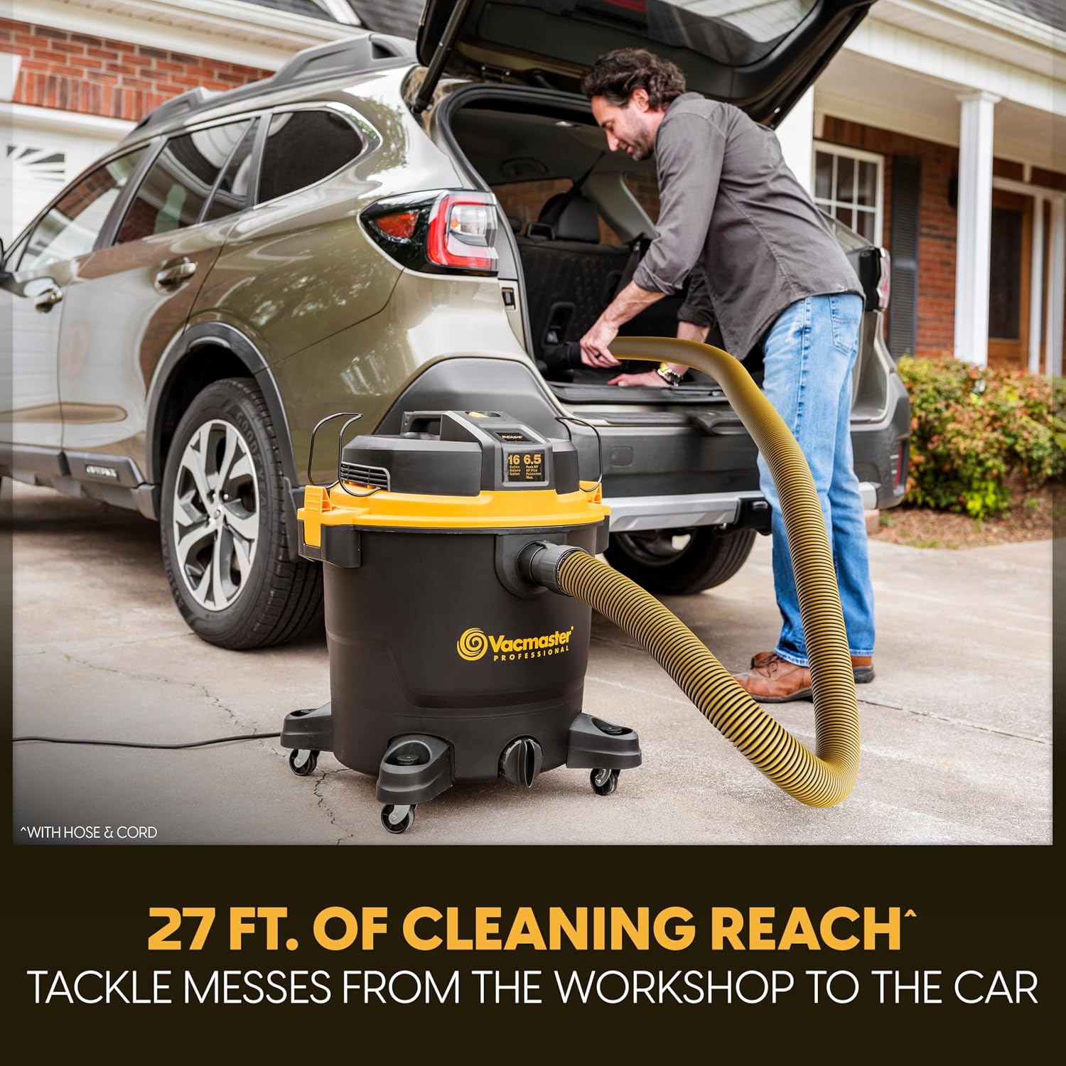 Vacmaster Professional Beast VJH1612PF 0203 16-Gal 6.5 PHP Large Wet/Dry Vac