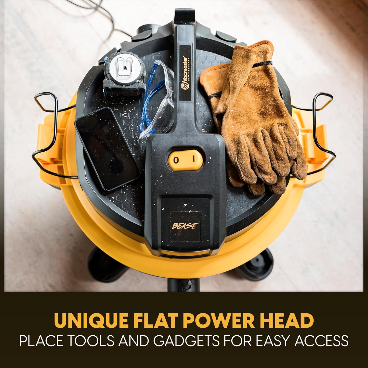 Vacmaster Professional Beast VJH1612PF 0203 16-Gal 6.5 PHP Large Wet/Dry Vac
