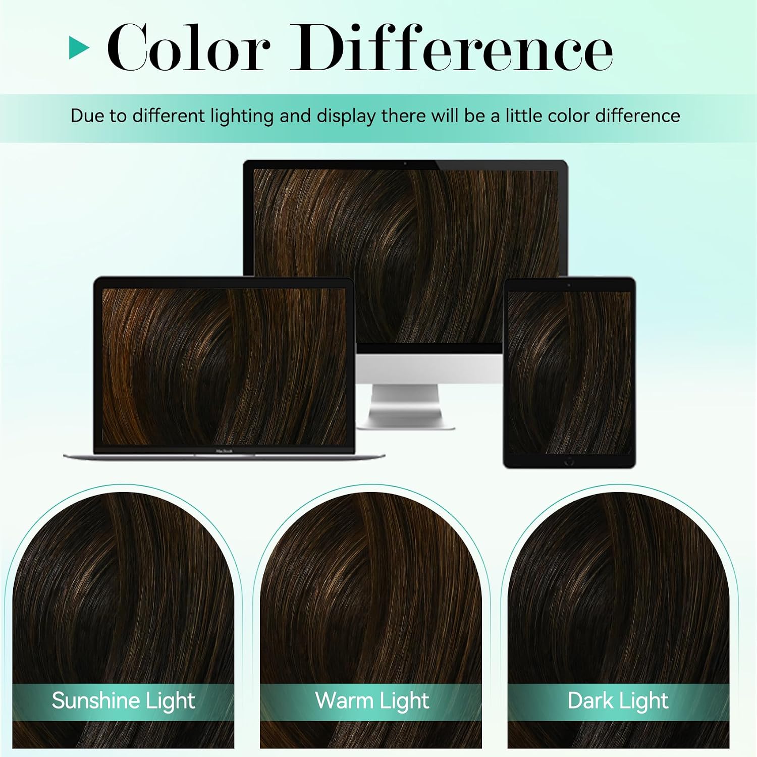 Ukira Balayage Hair Extensions for Women Real Human Hair. 20 Inch 120g 7pcs 2/6/2 Dark Brown to Chestnut Brown Clip in Hair Extensions. Natural Straight Remy Human Hair Clip in Extensions