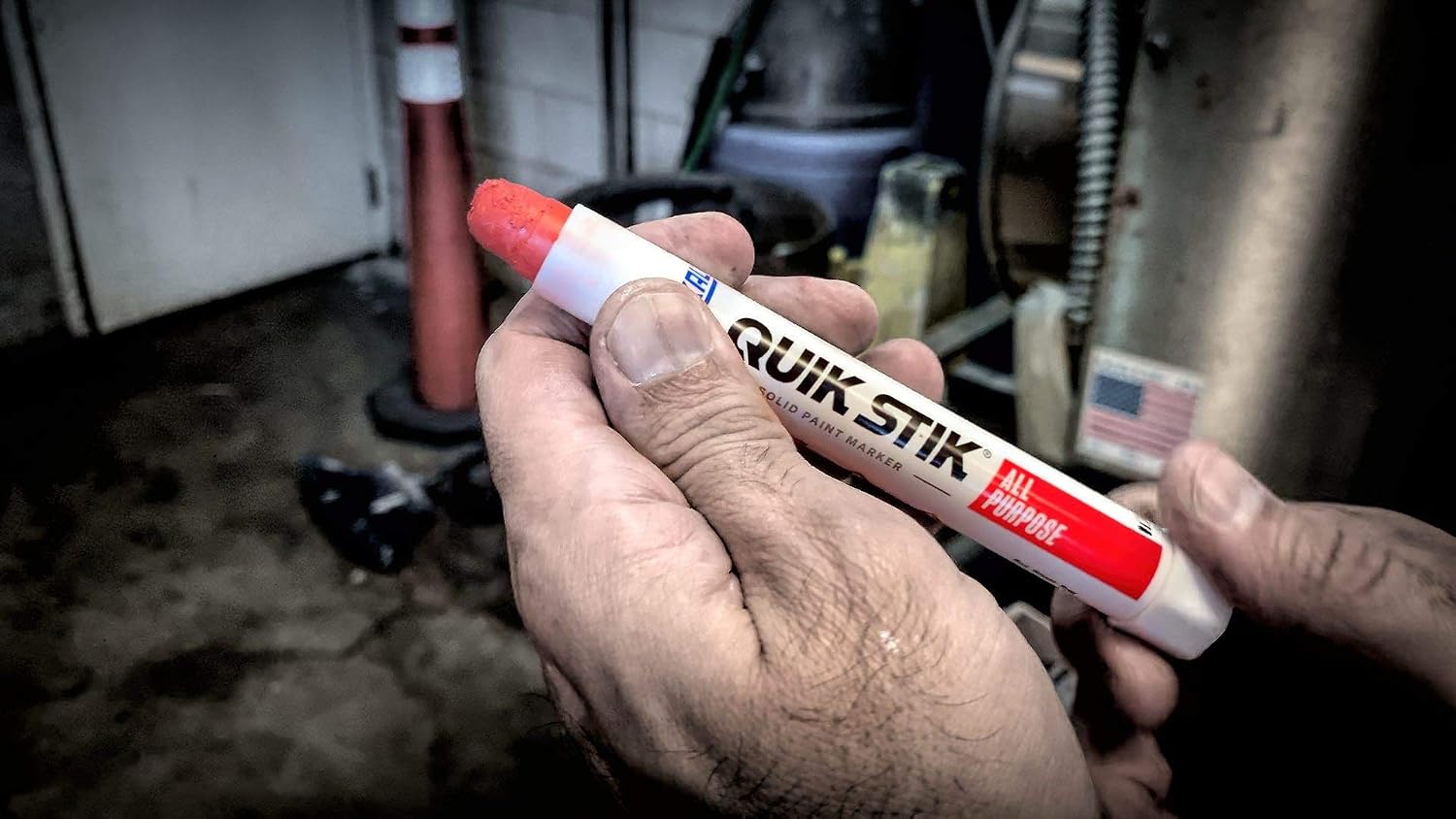 Markal 61044 Quik Stik All Purpose Solid Paint Marker. Fluorescent Pink (Pack of 12)