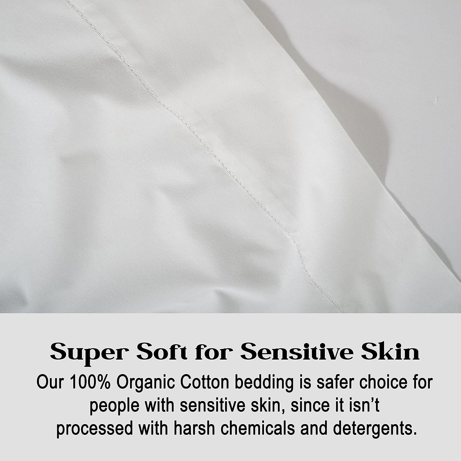 LANE LINEN Full Size Sheet Set 100% Organic Cotton Soft 8pc Percale - White | Full Sheet Set. 100% Organic Cotton Percale - Easy-Care Machine Washable. Breathable