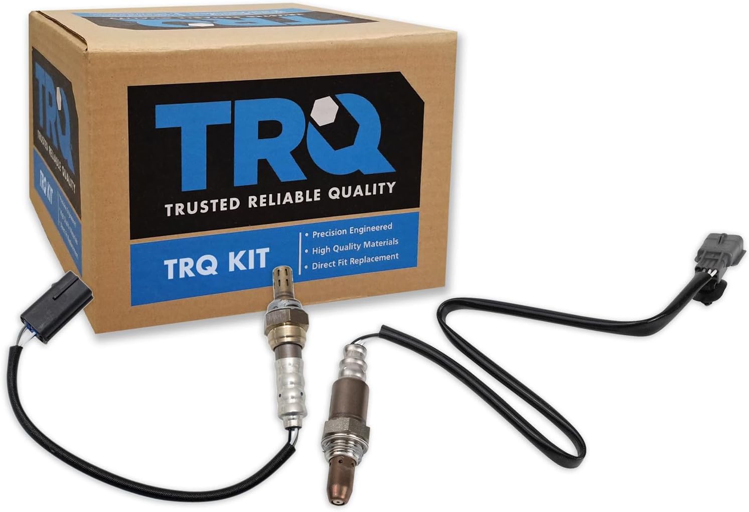 TRQ 4 Piece O2 Oxygen Sensor 4 Wire | For 2016 Infiniti QX80 V8 5.6L To 8/ 31/ 15 Upstream & Downstream 2015 Infiniti QX80 V8 5.6L From 8/ 01/