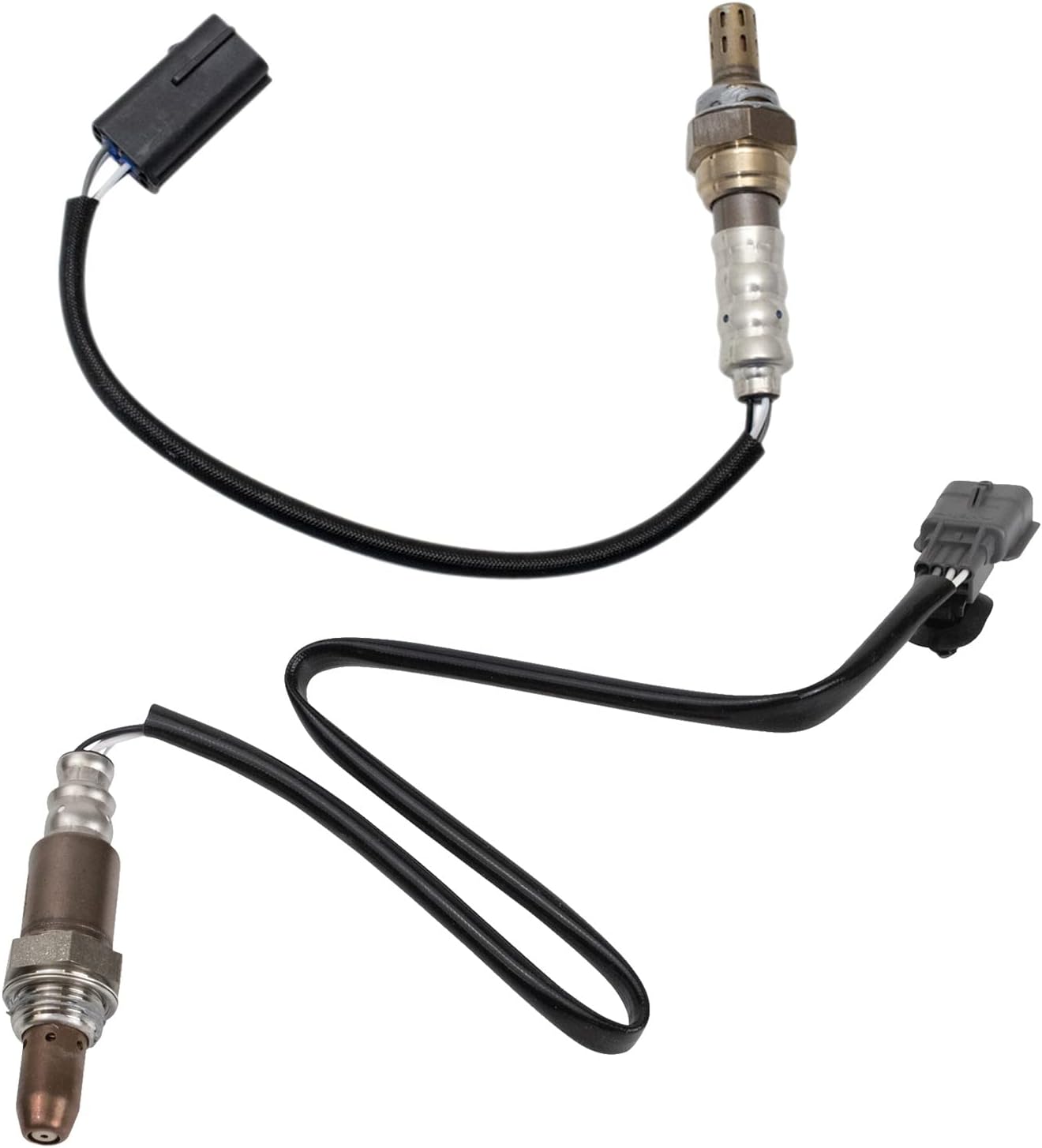 TRQ 4 Piece O2 Oxygen Sensor 4 Wire | For 2016 Infiniti QX80 V8 5.6L To 8/ 31/ 15 Upstream & Downstream 2015 Infiniti QX80 V8 5.6L From 8/ 01/