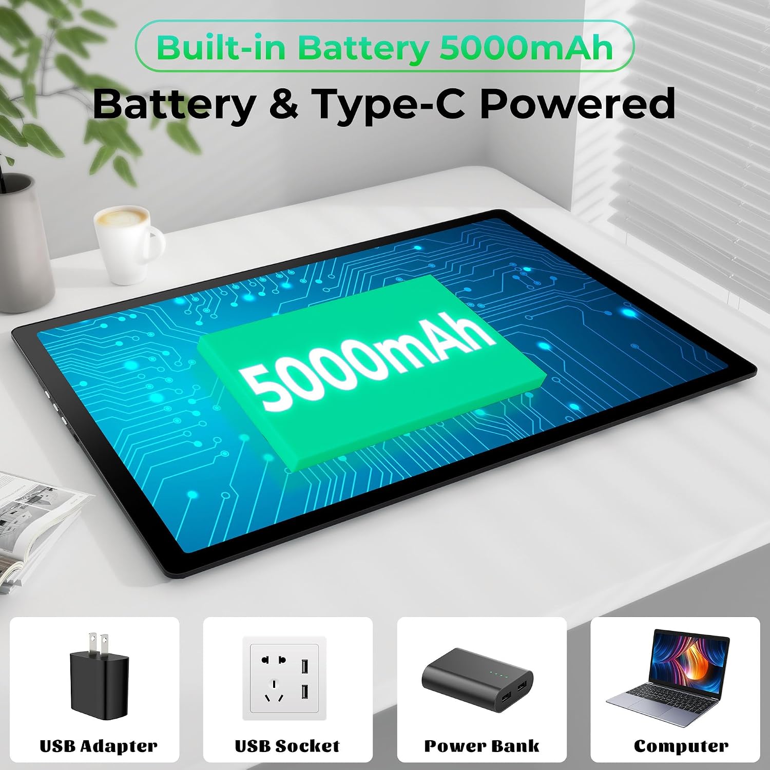 Rechargeable A2 Extra Large Diamond Art Light Pad with Magnetic Attraction | 25.2x18.4 Bawaslom LED Light Board with 5000mAh Battery.Lightbox for Diamond Painting.Tracing.Drawing.Vinyl Weeding
