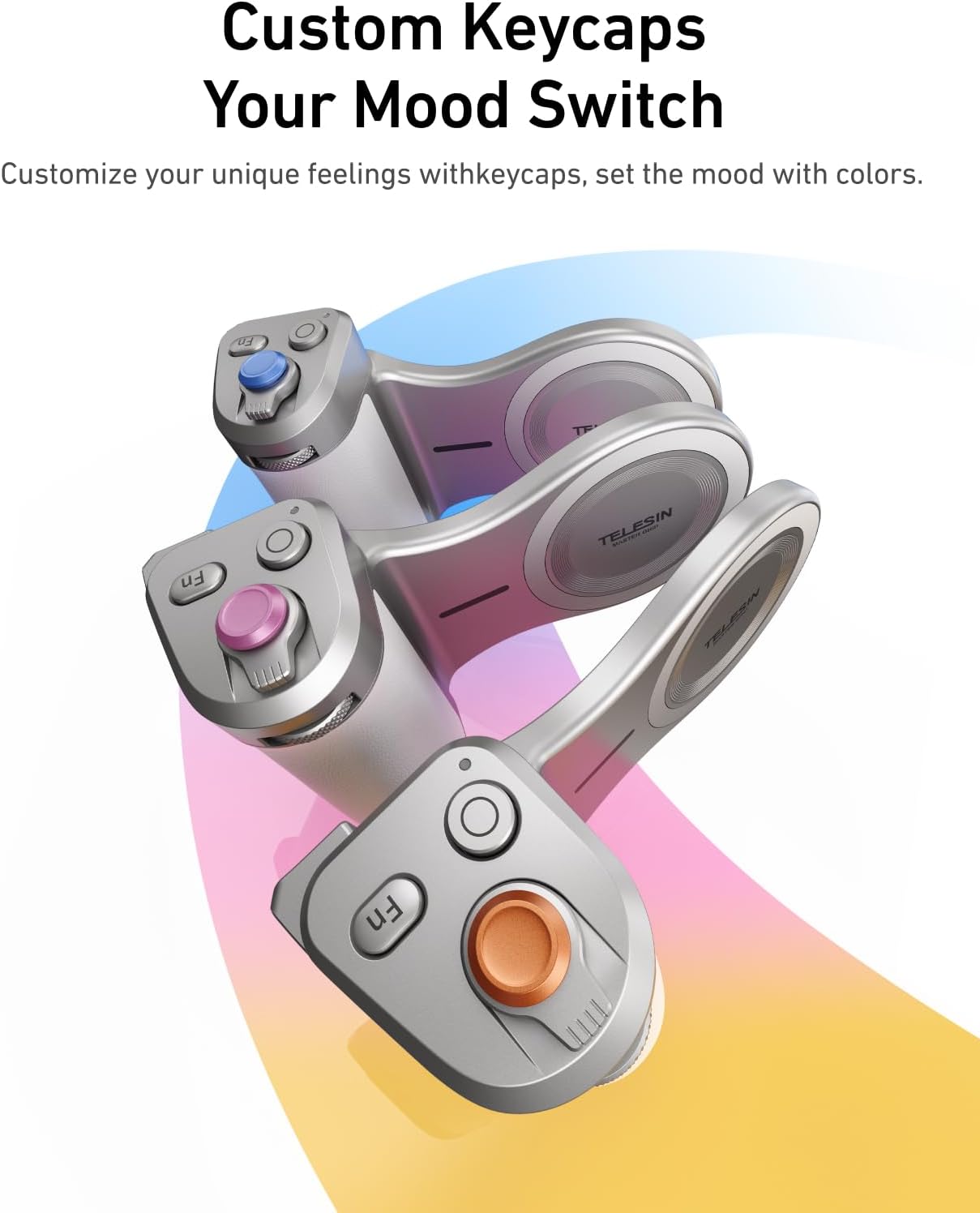 TELESIN Pro Shot Imaging Grip + Beauty Selfie Flash Light Bundle Kit | DSLR Style Feel. Ergonomic Grip. Strong Magnetic Hold | MagSafe Creator Kit for iPhone & Android | for Selfie. YouTube. Zoom Call